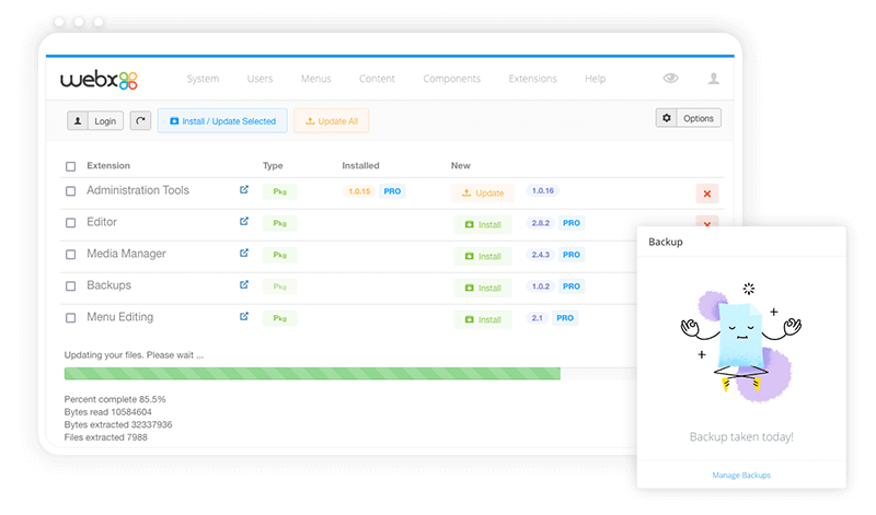 Software updates demo