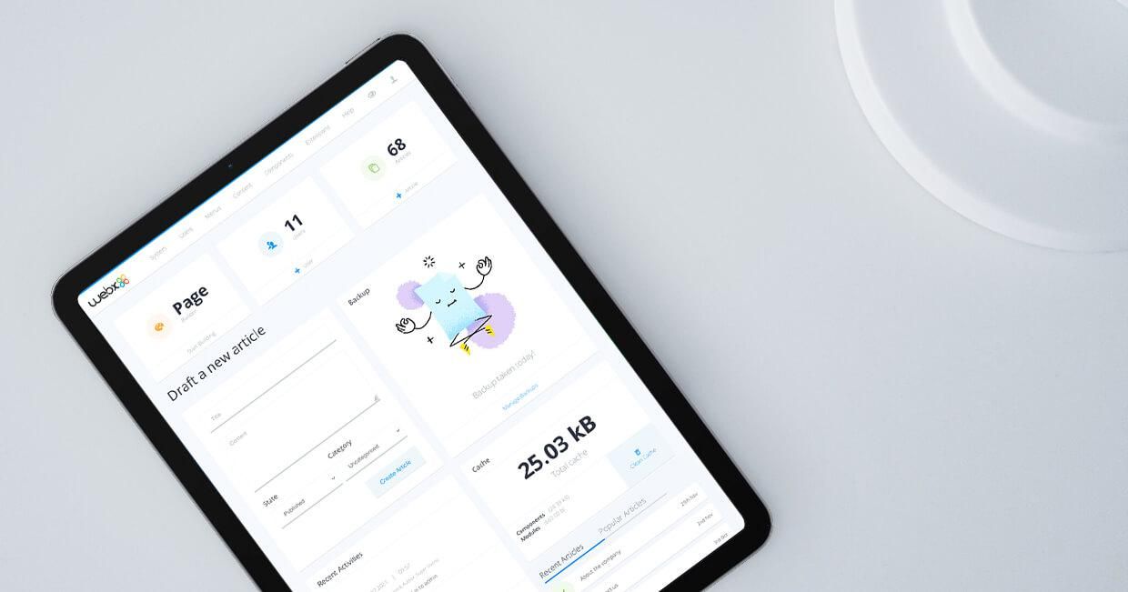 Administrator control panel